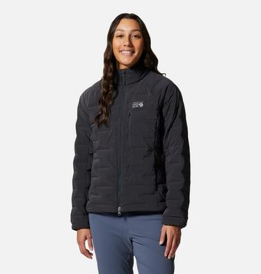 Women's Stretchdown Jacket, Color: Dark Storm Heather, image 13