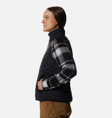 Women's Stretchdown Light Vest, Color: Black, image 11