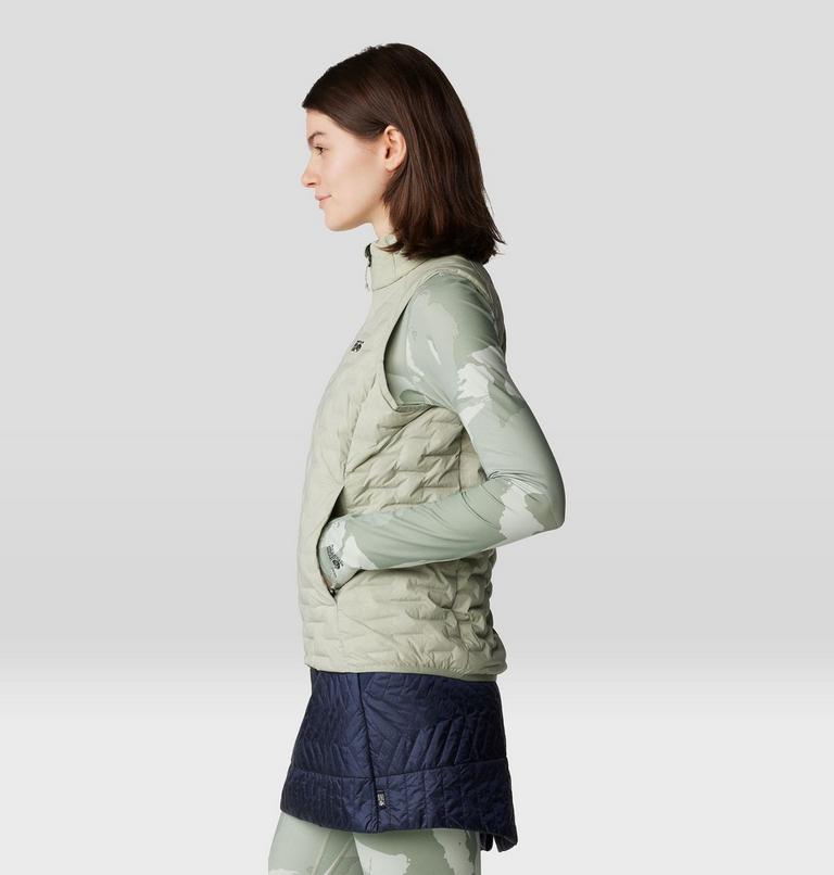 Veste légère sans manches Stretchdown, Color: White Sage, image 3