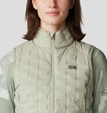 Women's Stretchdown Light Vest, Color: White Sage, image 4