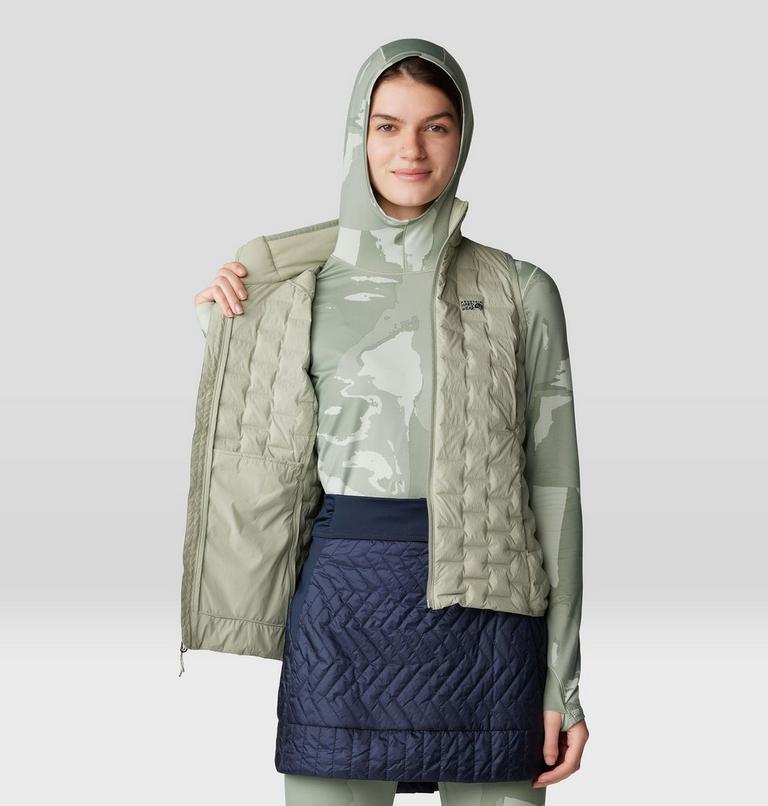 Veste légère sans manches Stretchdown, Color: White Sage, image 6