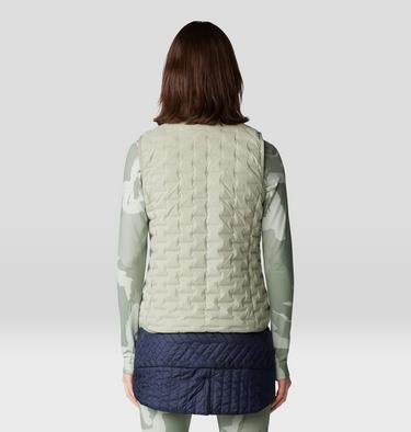 Women's Stretchdown Light Vest, Color: White Sage, image 2