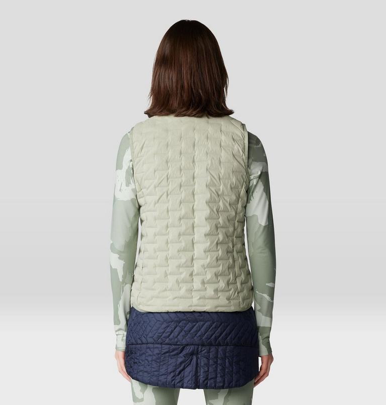 Veste légère sans manches Stretchdown, Color: White Sage, image 2