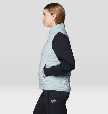 Women's Stretchdown Light Vest, Color: Ice Shadow, image 7