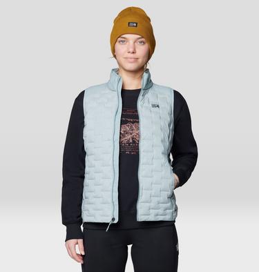 Women's Stretchdown Light Vest, Color: Ice Shadow, image 8