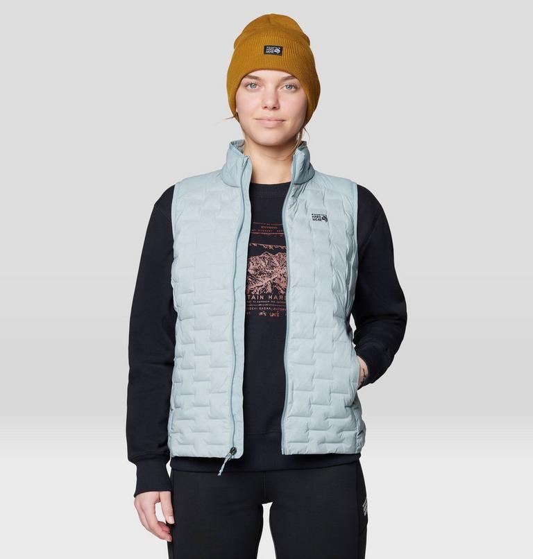 Women's Stretchdown Light Vest, Color: Ice Shadow, image 4