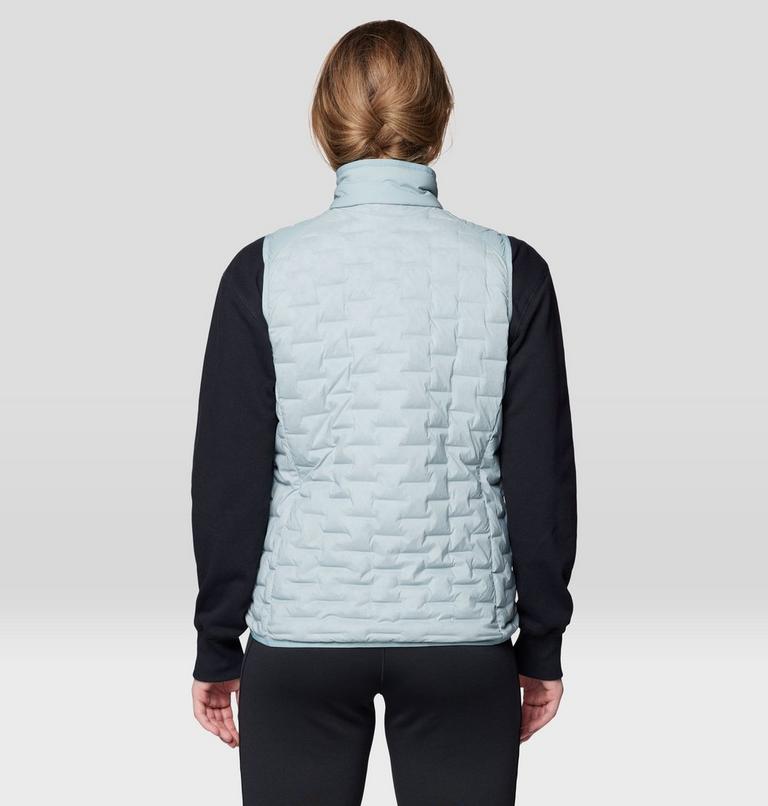 Women's Stretchdown Light Vest, Color: Ice Shadow, image 2