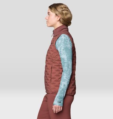 Women's Stretchdown Light Vest, Color: Bourbon Brown, image 3