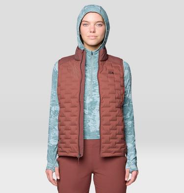 Women's Stretchdown Light Vest, Color: Bourbon Brown, image 4