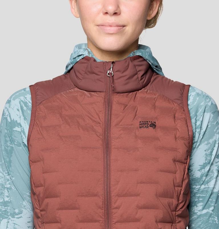 Women's Stretchdown Light Vest, Color: Bourbon Brown, image 5