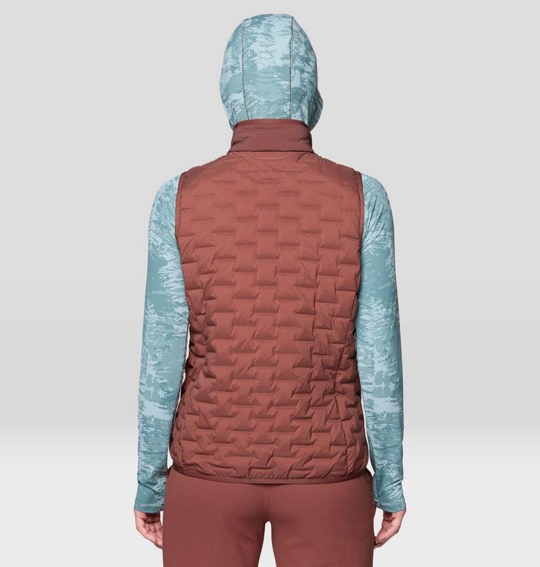 Women's Stretchdown Light Vest, Color: Bourbon Brown, image 2