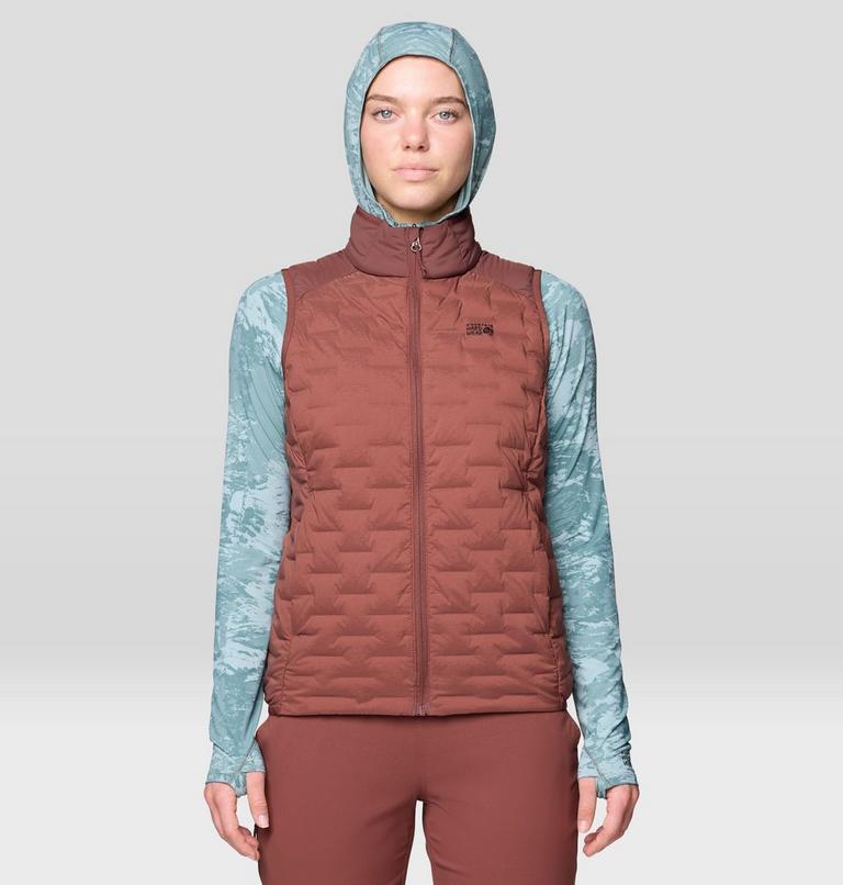 Women's Stretchdown Light Vest, Color: Bourbon Brown, image 1