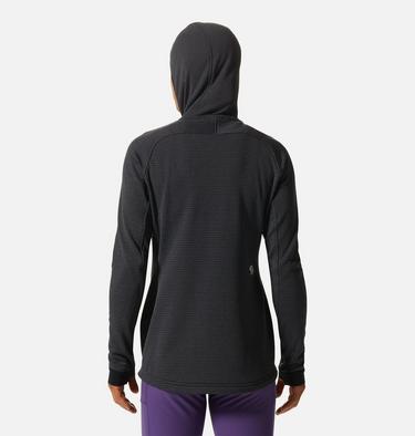 Women's Polartec® Power Grid Full Zip Hoody, Color: Blue Slate Heather, image 6