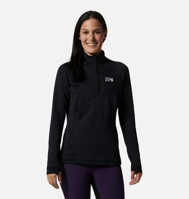 Women's Polartec® Power Grid Half Zip Jacket, Color: Black, image 9