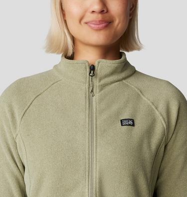 Women's Microchill Full Zip Jacket, Color: Mantis Green Heather, image 4
