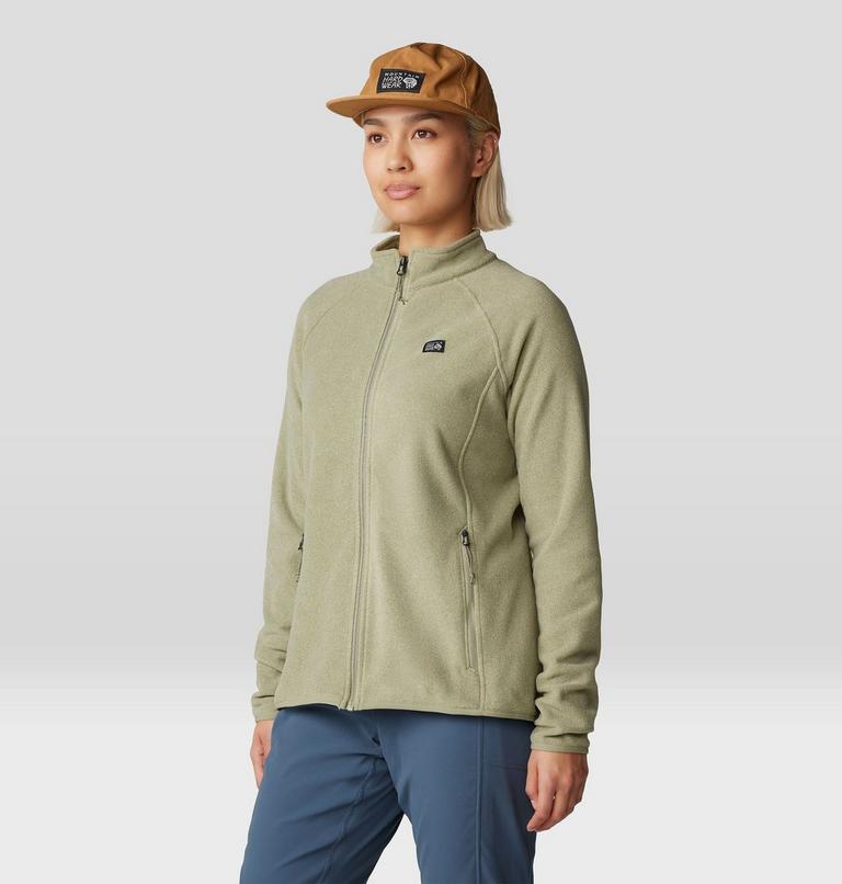 Women's Microchill Full Zip Jacket, Color: Mantis Green Heather, image 6