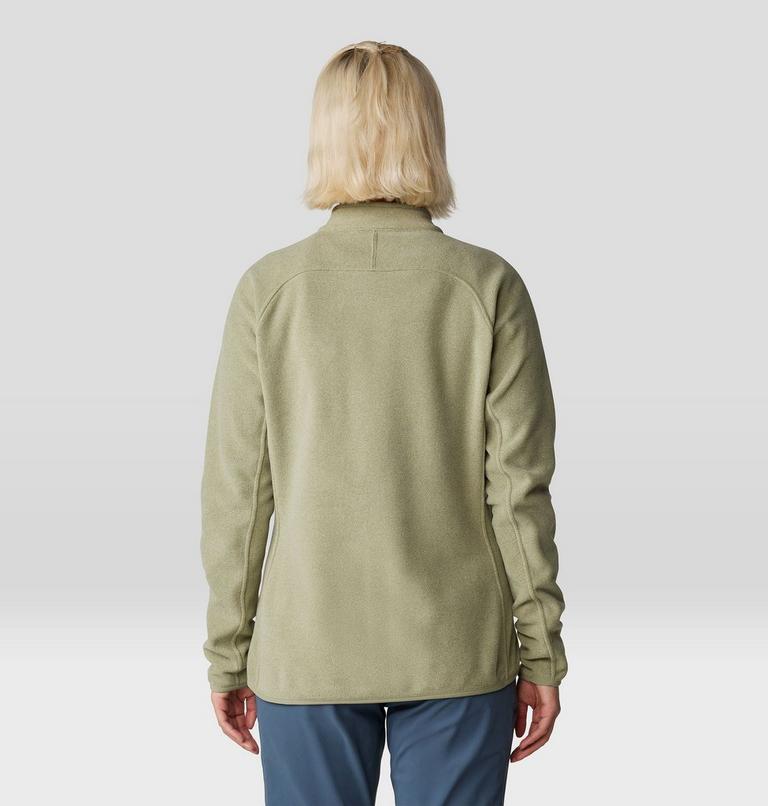 Women's Microchill Full Zip Jacket, Color: Mantis Green Heather, image 2