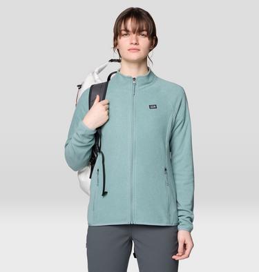 Women's Microchill Full Zip Jacket, Color: Blue Sage Heather, image 4