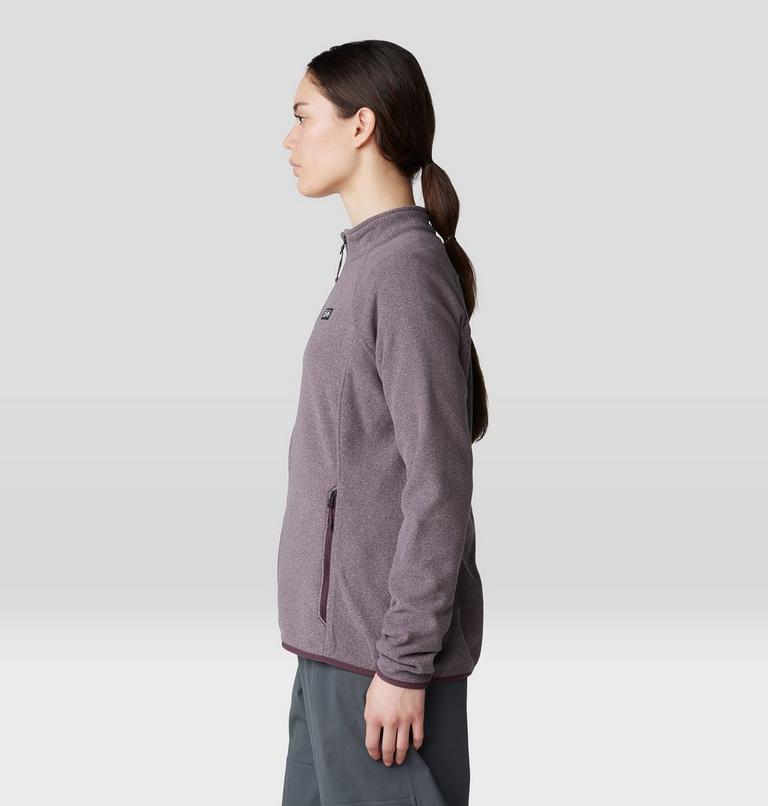 Women's Microchill Full Zip Jacket, Color: Blackberry Heather, image 3