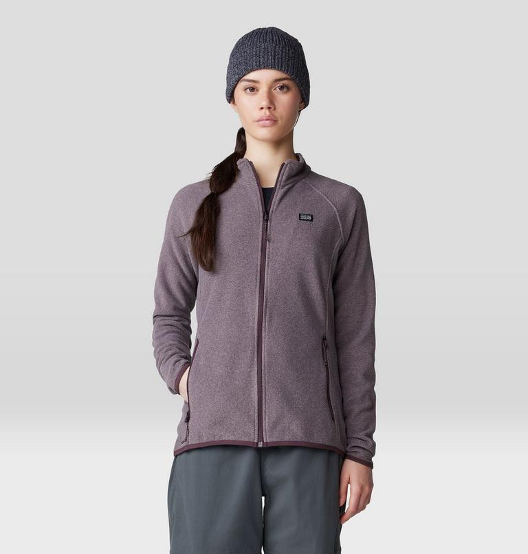 Women's Microchill Full Zip Jacket, Color: Blackberry Heather, image 5