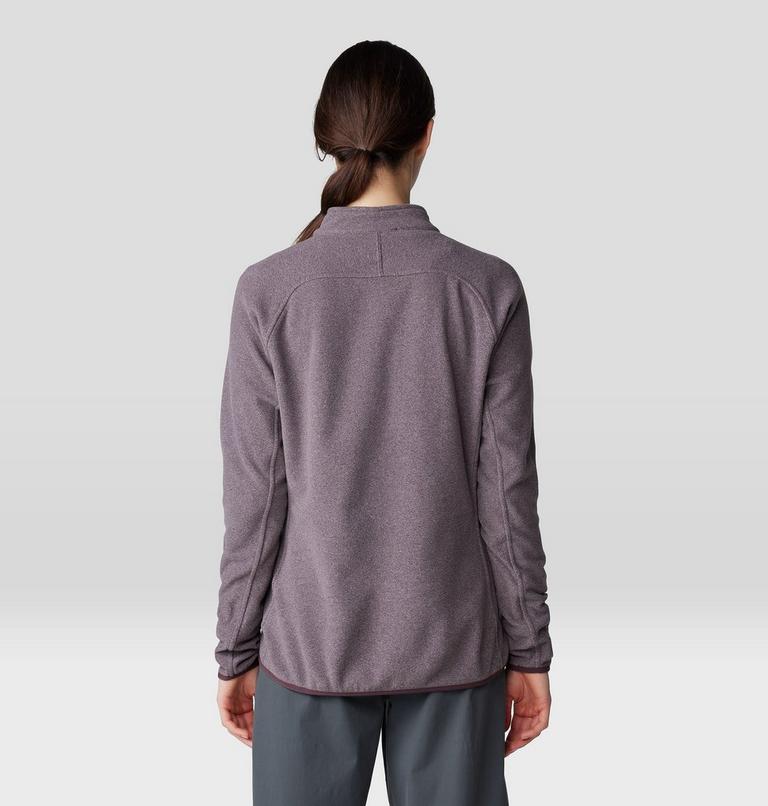 Women's Microchill Full Zip Jacket, Color: Blackberry Heather, image 2