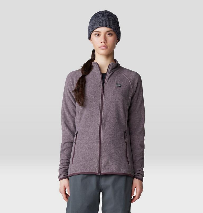 Women's Microchill Full Zip Jacket, Color: Blackberry Heather, image 1