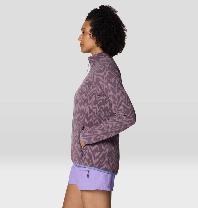 Manteau &agrave; fermeture &eacute;clair Microchill, Color: Purple Sage Peaks XL Print, image 3