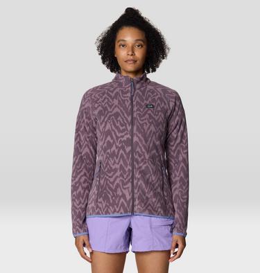 Women's Microchill Full Zip Jacket, Color: Purple Sage Peaks XL Print, image 8