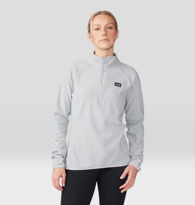 Women's Microchill 1/4 Zip Pullover, Color: Glacial Heather, image 5