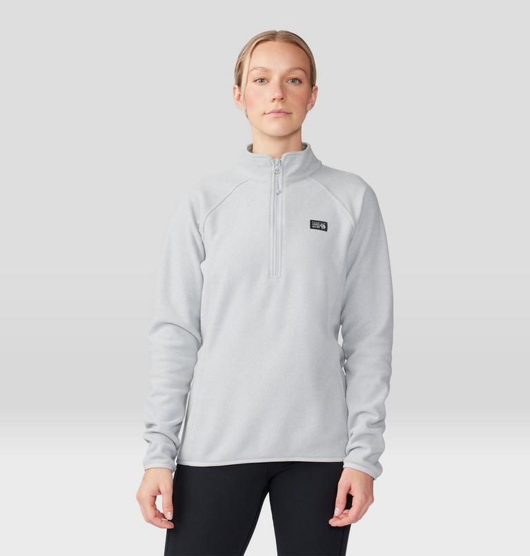 Women's Microchill 1/4 Zip Pullover, Color: Glacial Heather, image 1