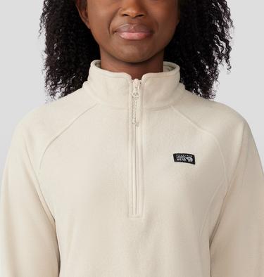 Women's Microchill 1/4 Zip Pullover, Color: Wild Oyster Heather, image 4