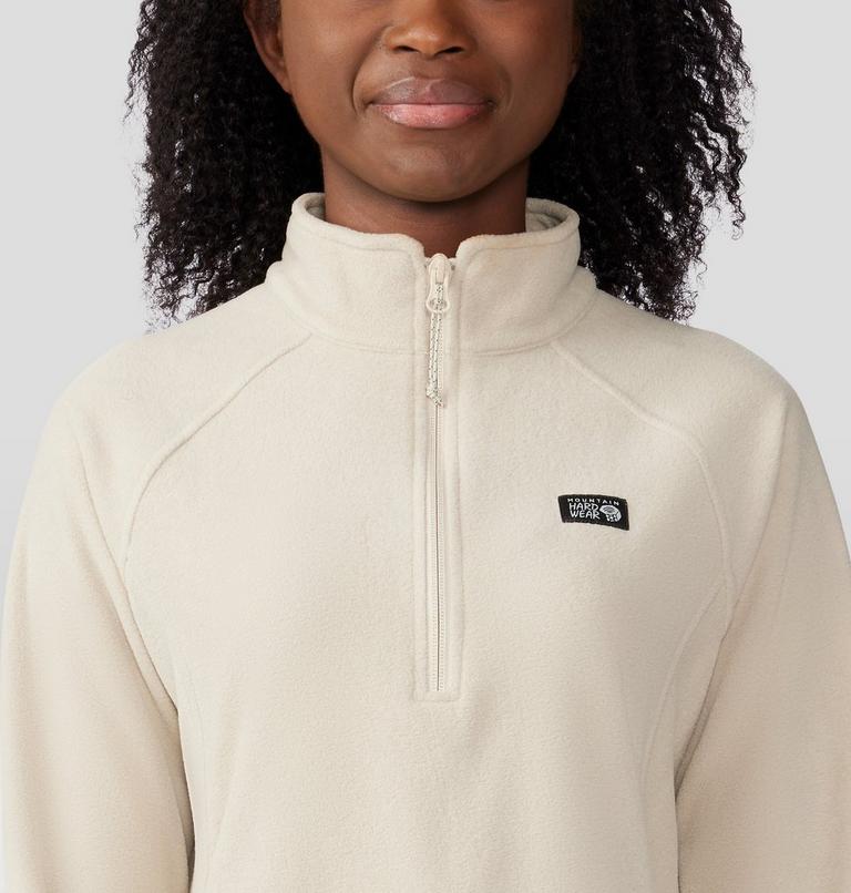 Women's Microchill 1/4 Zip Pullover, Color: Wild Oyster Heather, image 4