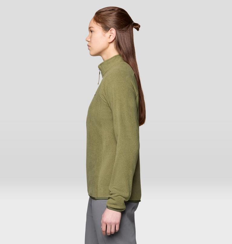 Women's Microchill 1/4 Zip Pullover, Color: Landslide Heather, image 3