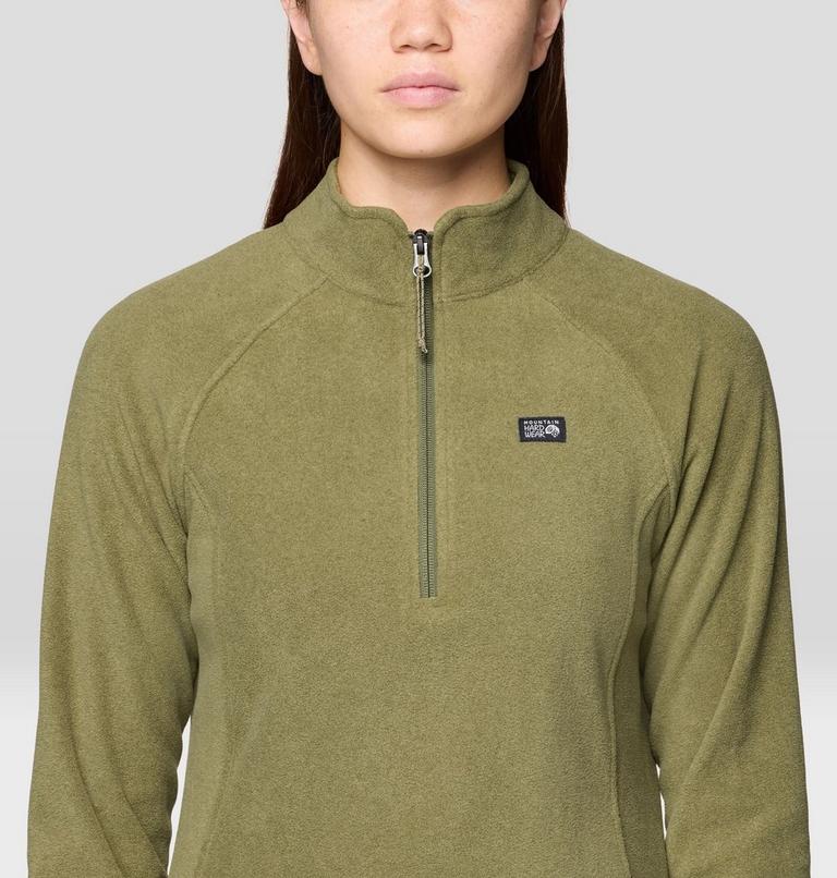 Women's Microchill 1/4 Zip Pullover, Color: Landslide Heather, image 4