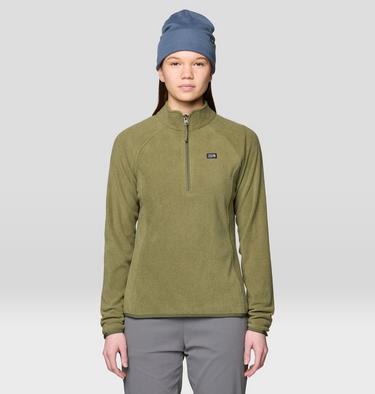 Women's Microchill 1/4 Zip Pullover, Color: Landslide Heather, image 5