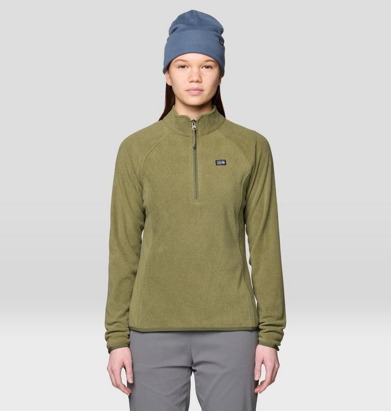 Women's Microchill 1/4 Zip Pullover, Color: Landslide Heather, image 1