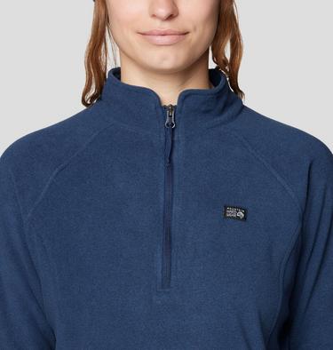 Women's Microchill 1/4 Zip Pullover, Color: Outer Dark Heather, image 4