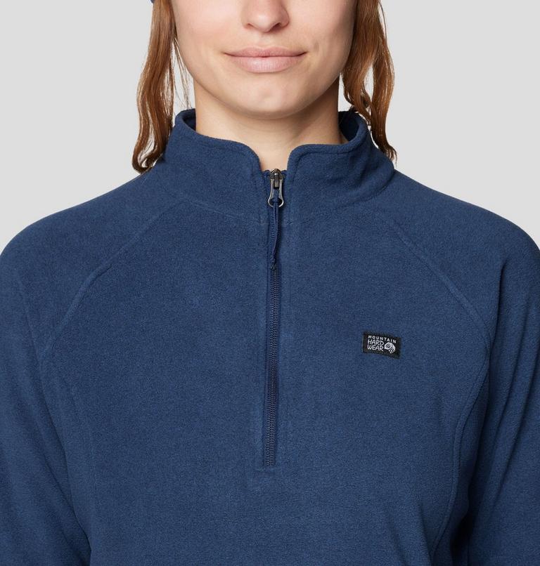 Women's Microchill 1/4 Zip Pullover, Color: Outer Dark Heather, image 4