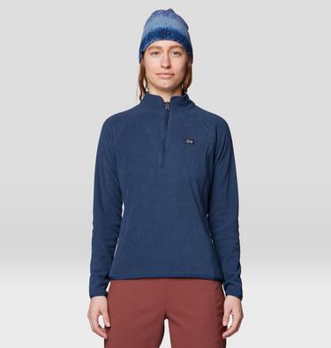 Women's Microchill 1/4 Zip Pullover, Color: Outer Dark Heather, image 1