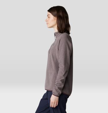 Women's Microchill 1/4 Zip Pullover, Color: Blackberry Heather, image 19