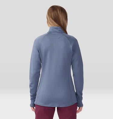 Women's Glacial Trail Half Zip, Color: Blue Slate, image 2