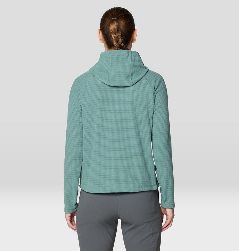 Women's Summit Grid Half Zip Hoody, Color: Blue Pine, image 2