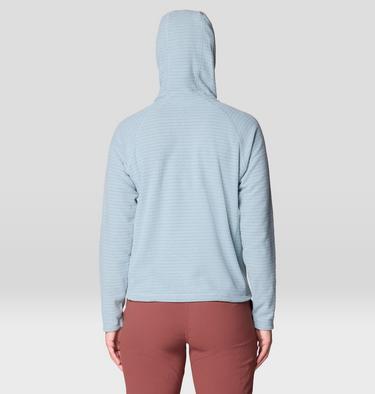 Women's Summit Grid Half Zip Hoody, Color: Ice Shadow, image 6