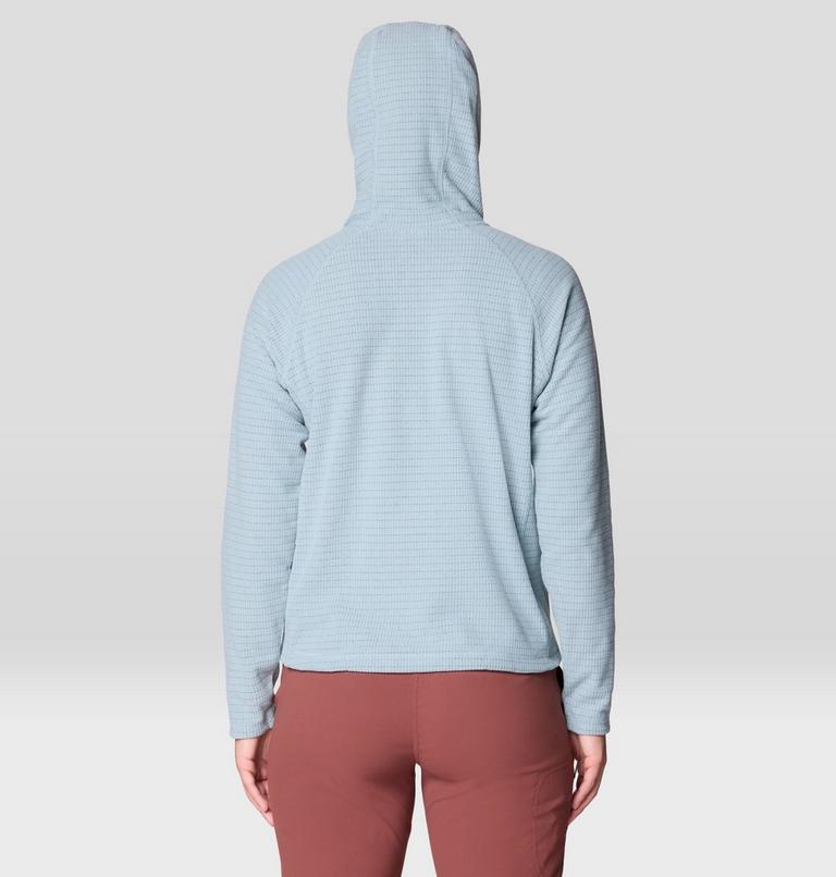 Women's Summit Grid Half Zip Hoody, Color: Ice Shadow, image 2