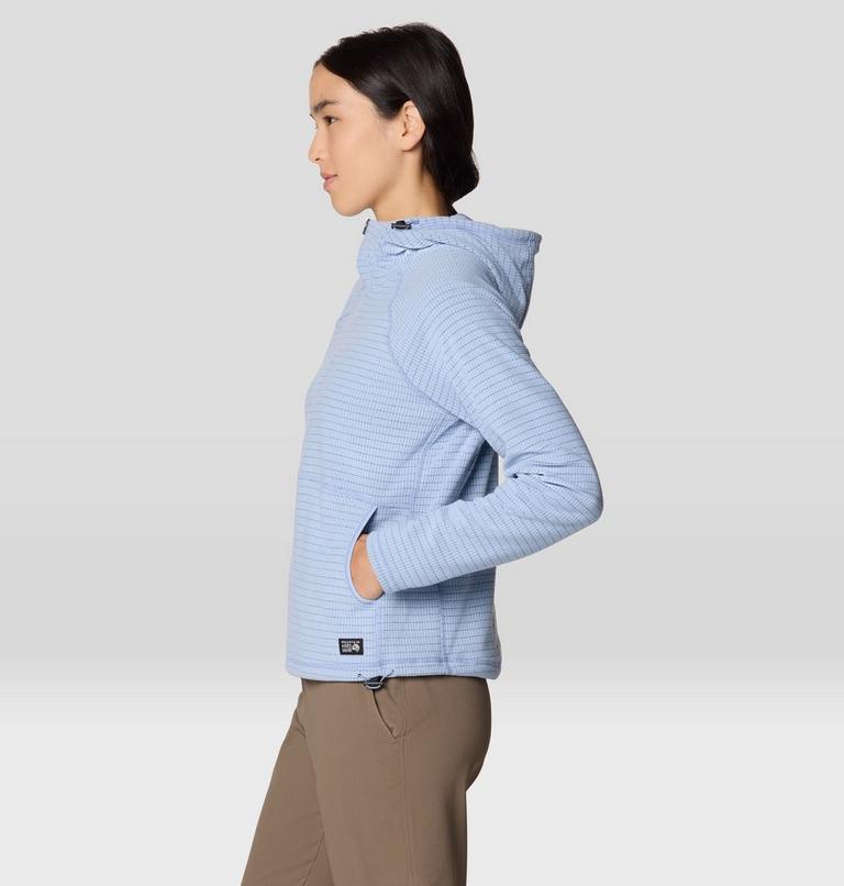 Women's Summit Grid Half Zip Hoody, Color: Beach Breeze, image 3