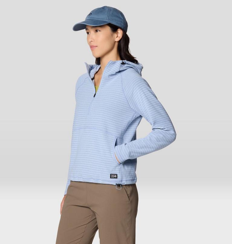 Women's Summit Grid Half Zip Hoody, Color: Beach Breeze, image 6