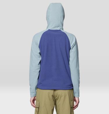 Women's Summit Grid Half Zip Hoody, Color: Lapis Dusk, Ice Shadow, image 10