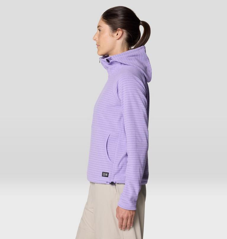 Women's Summit Grid Half Zip Hoody, Color: Harbor Violet, image 3