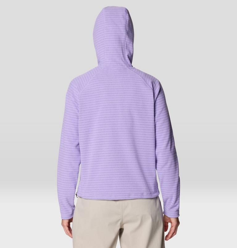 Women's Summit Grid Half Zip Hoody, Color: Harbor Violet, image 2