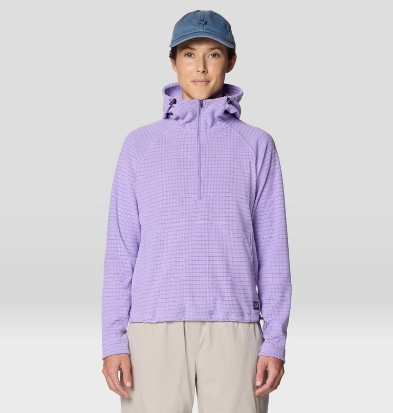 Women's Summit Grid Half Zip Hoody, Color: Harbor Violet, image 1